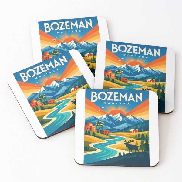Item preview, Bozeman Montana Valley Sunrise – Gallatin Range & Yellowstone Gateway designed and sold by Aryabek.