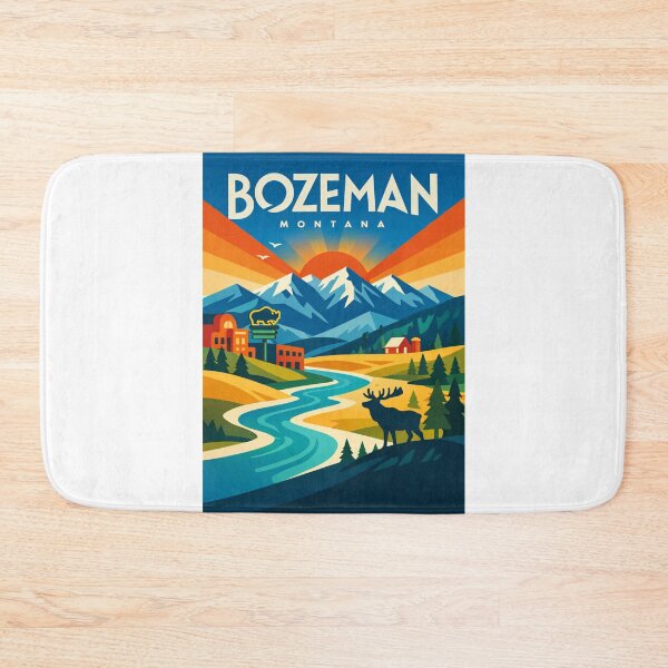 Item preview, Bozeman Montana Valley Sunrise – Gallatin Range & Yellowstone Gateway designed and sold by Aryabek.
