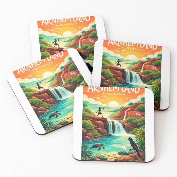Item preview, Arnhem Land Waterfalls – Northern Territory Aboriginal Heritage & Wildlife designed and sold by Aryabek.