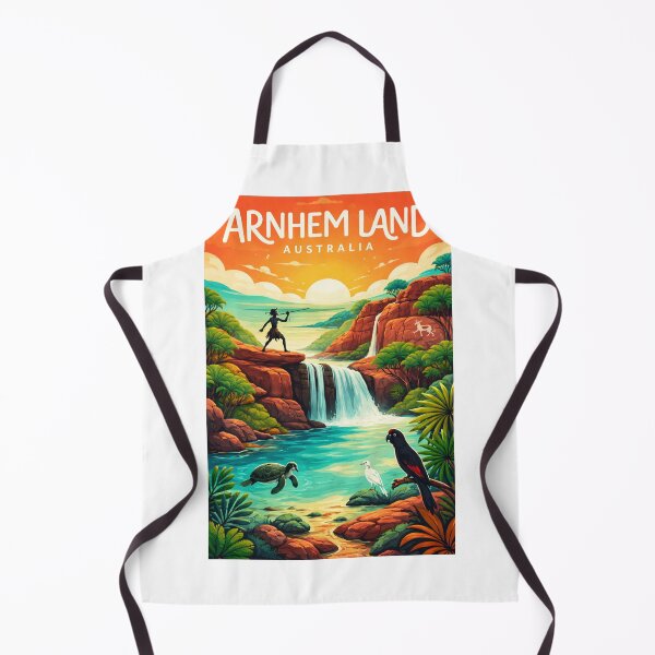 Item preview, Arnhem Land Waterfalls – Northern Territory Aboriginal Heritage & Wildlife designed and sold by Aryabek.