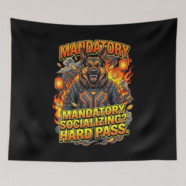 Item preview, German Shepherd Hard Pass Socializing Japanese Tactical  designed and sold by Tong4130.