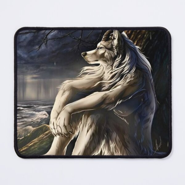 Item preview, Solitude of the Alpha Wolf designed and sold by Softly Unhinged.
