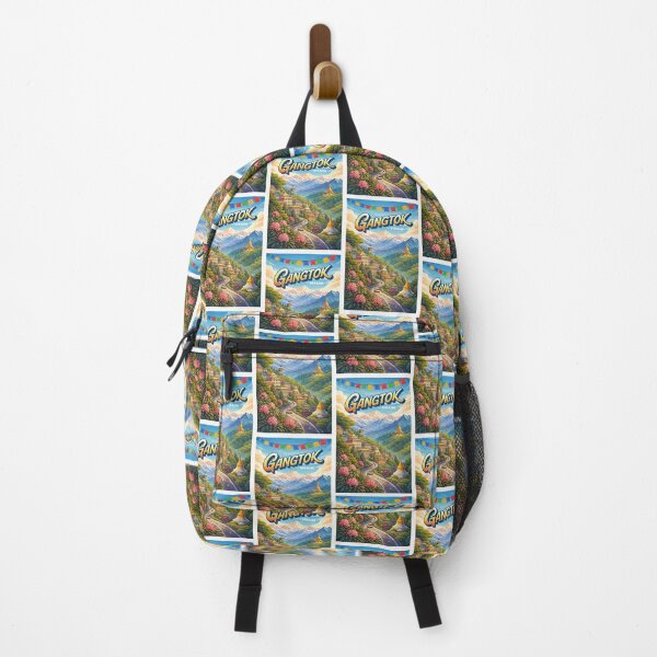 Item preview, Gangtok Himalayan Skyline – Monasteries, Mountains & Sikkim Charm designed and sold by Aryabek.