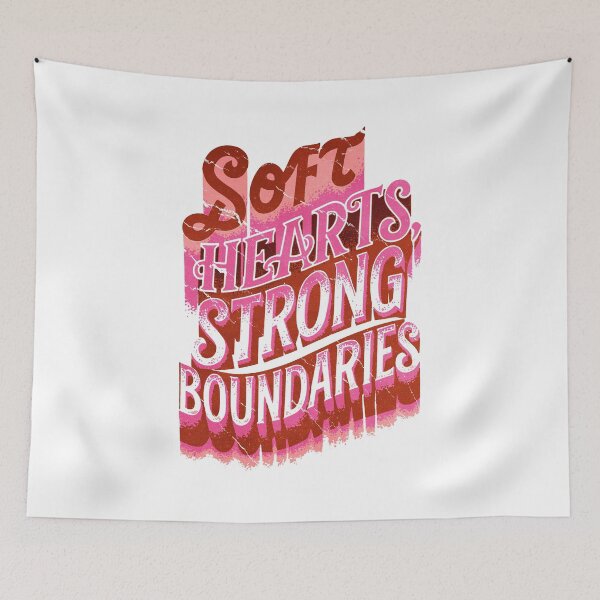 Item preview, Gentle hearts, firm boundaries designed and sold by paulrommer.