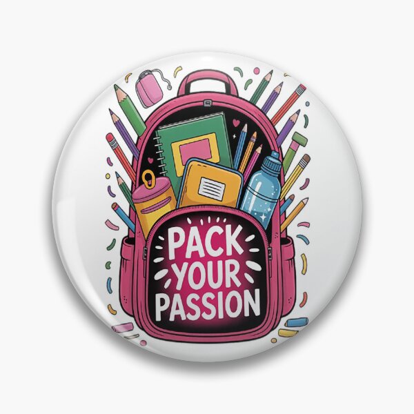 Item preview, Pack Your Passion Unleash Creativity Within Back To School designed and sold by TheRetroStyle.