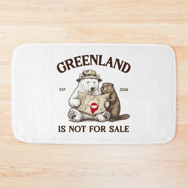 Item preview, Greenland Isn’t For Sale Political Statement Greenland Bear designed and sold by Elenafatulla.