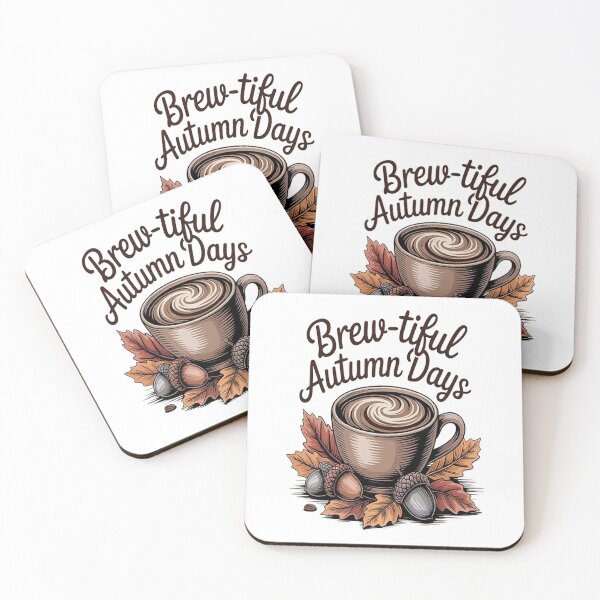 Item preview, Cozy Vibes Brewtiful Autumn Days designed and sold by NicolaMail.