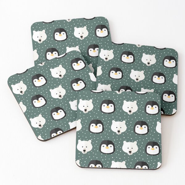 Item preview, Arctic adventures on green designed and sold by reneesillus.
