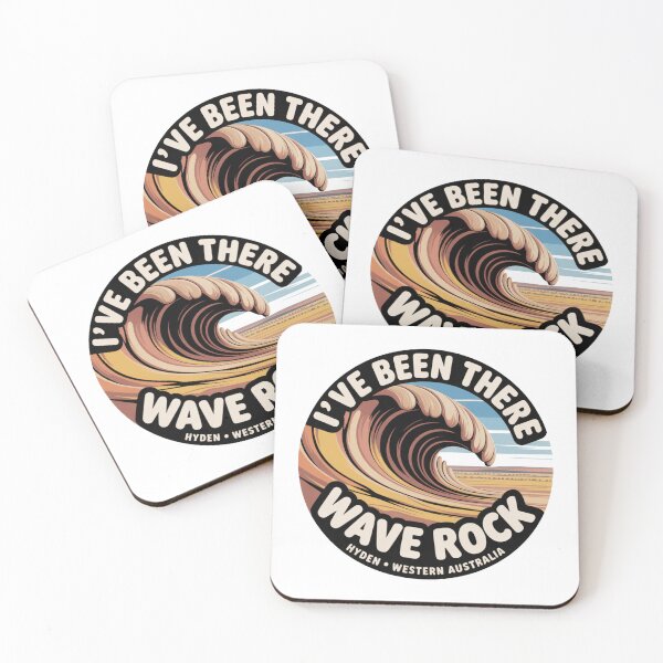 Item preview, I’ve Been There - Wave Rock   Western Australia Landmark Sticker designed and sold by Random Designs.