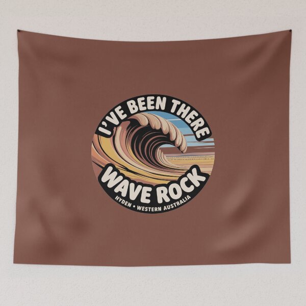 Item preview, I’ve Been There - Wave Rock   Western Australia Landmark Sticker designed and sold by Random Designs.