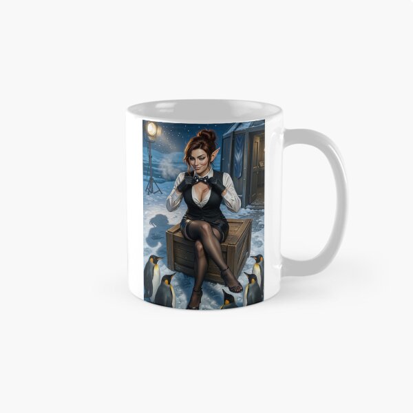 Item preview, Fortana Poses With Emperorpenguins designed and sold by CathryneDelamort.