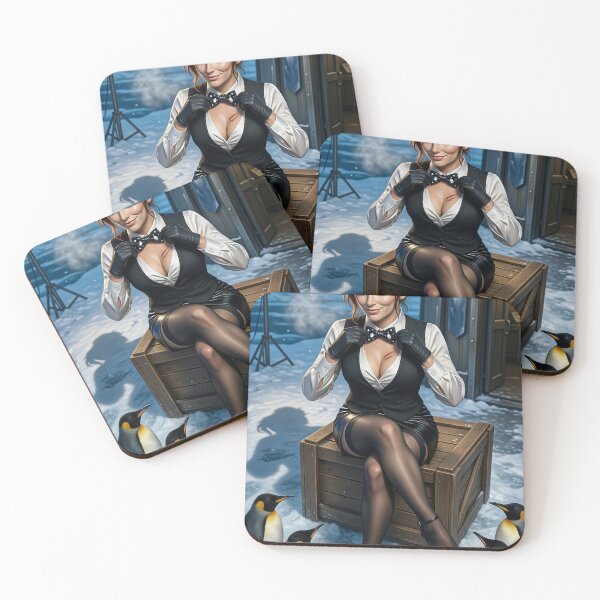 Item preview, Fortana Poses With Emperorpenguins designed and sold by CathryneDelamort.