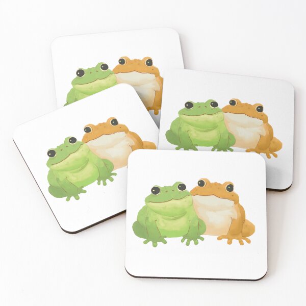 Item preview, Orange Frog And Green Frog designed and sold by xiao xuans.