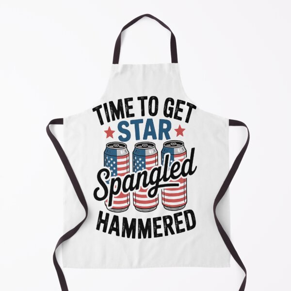Item preview, Time To Get Star Spangled Hammered 4th of July designed and sold by TheRetroStyle.