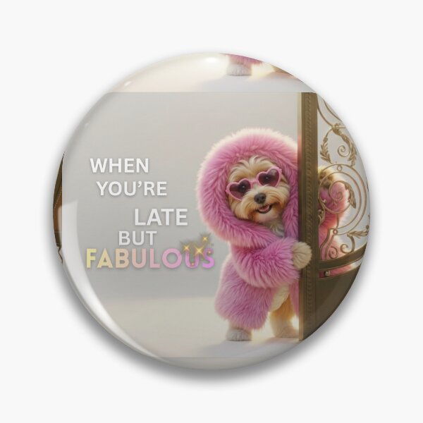 Item preview, Fat & Fabulous Carrie Poodle (version 2) designed and sold by Gilbey & Carrie.