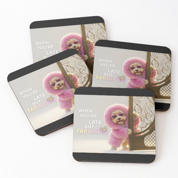 Item preview, Fat & Fabulous Carrie Poodle (version 2) designed and sold by Gilbey & Carrie.