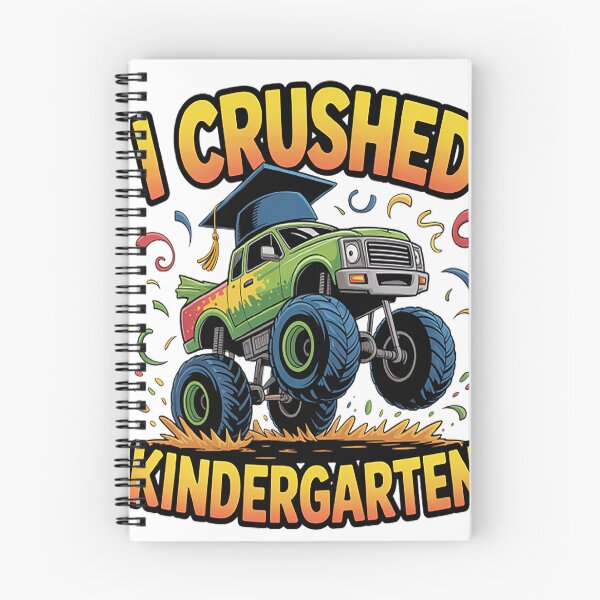 Item preview, Graduation Kindergarten Monster Truck Boys I Crushed Grad designed and sold by NicolaMail.