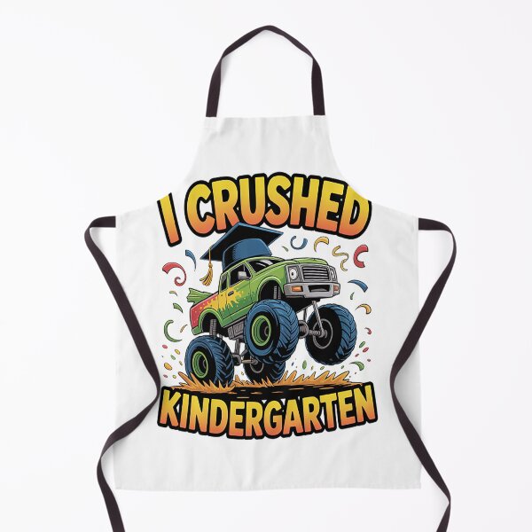 Item preview, Graduation Kindergarten Monster Truck Boys I Crushed Grad designed and sold by NicolaMail.