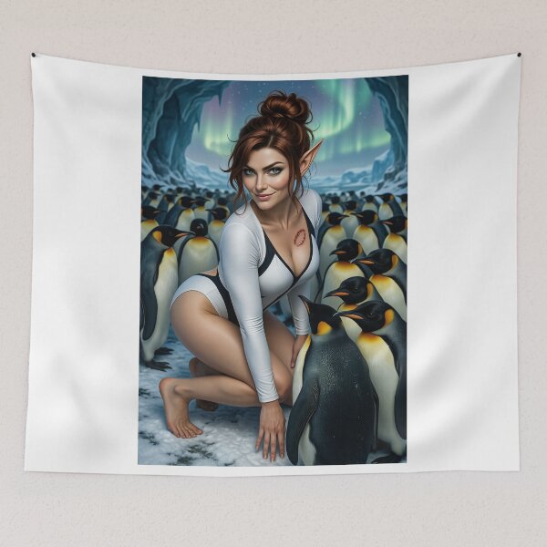 Item preview, Fortana Among Emperorpenguins designed and sold by CathryneDelamort.