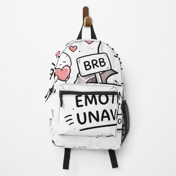 Item preview, Emotionally Unavailable – Funny Minimal Line Art Mood Cartoon designed and sold by ThaiArtShop.