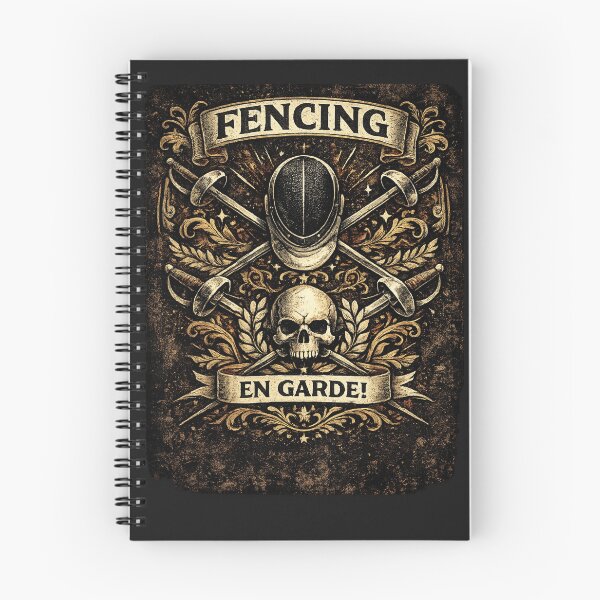 Item preview, Vintage Fencing Emblem With En Garde designed and sold by ChillCharmStudio.
