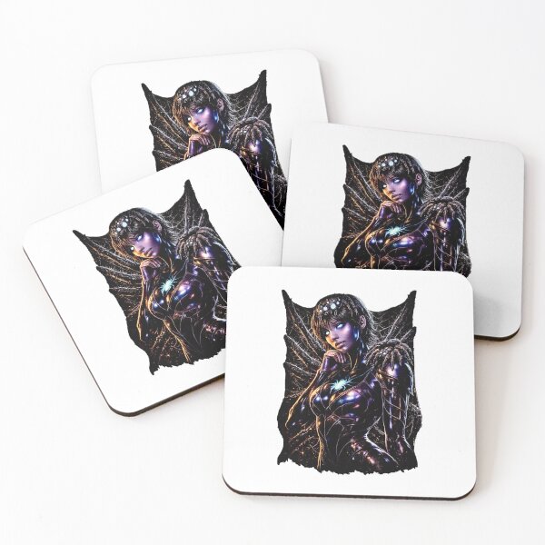 Item preview, Cyberpunk Spider Goddess Dark Fantasy Art designed and sold by TainaDeLuna.