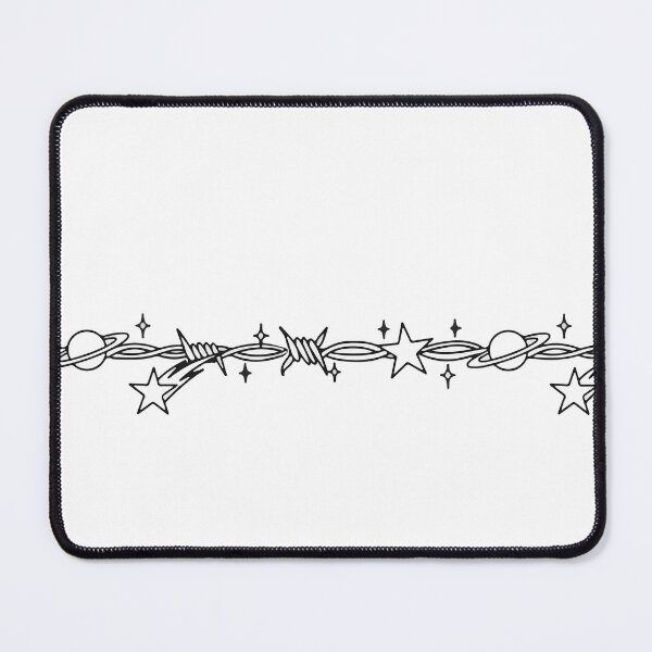 Item preview, Barbed Wire with Stars Illustration - Cute Yet Tough designed and sold by LifeParody.