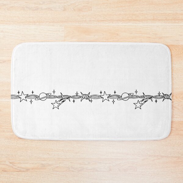 Item preview, Barbed Wire with Stars Illustration - Cute Yet Tough designed and sold by LifeParody.