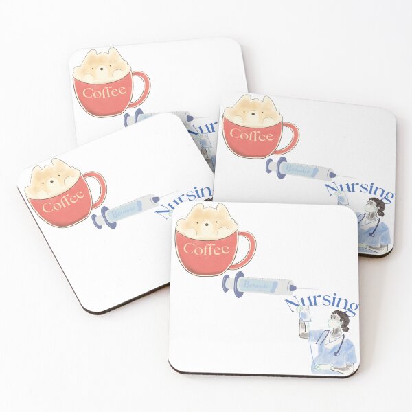 Item preview, Coffee Because Nursing Quote designed and sold by Common Mood.