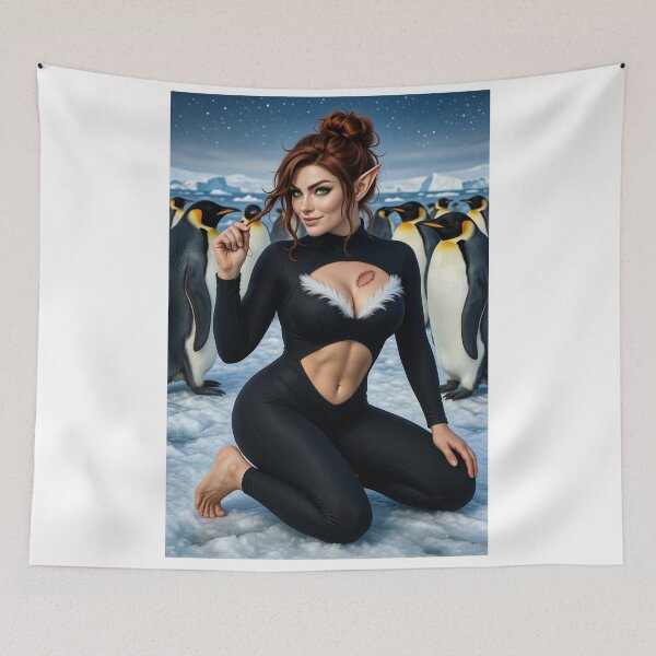 Item preview, Fortana Elf Black Suit Emperorpenguins designed and sold by CathryneDelamort.