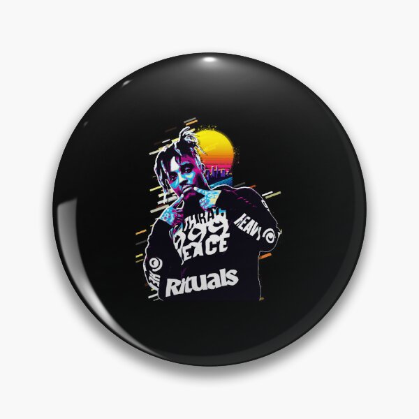 Item preview, Juice WRLD Rapper Psychedelic Color Art designed and sold by packagebulgaria.