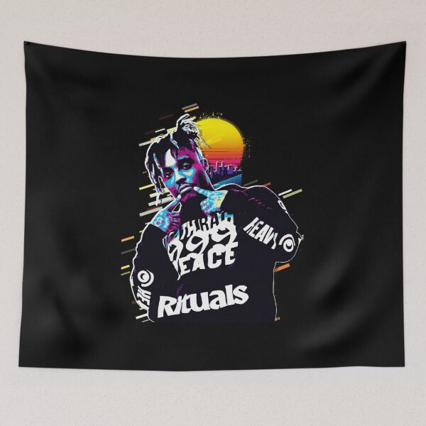 Item preview, Juice WRLD Rapper Psychedelic Color Art designed and sold by packagebulgaria.