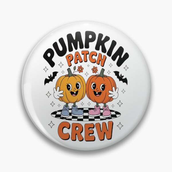 Item preview, Groovy Pumpkin Patch Crew Squad Thanksgiving Halloween designed and sold by NicolaMail.