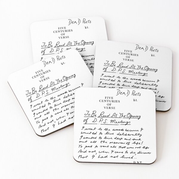 Item preview, Dead Poets Society Five Centuries Of Verse Black designed and sold by RickyCenter.