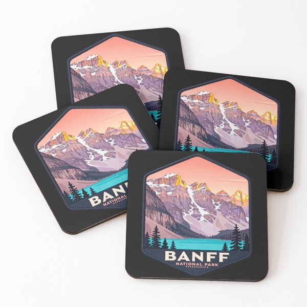 Item preview, Banff National Park Open Heights Trail Above Forested Canadian Valleys designed and sold by Simsimah26Parks.