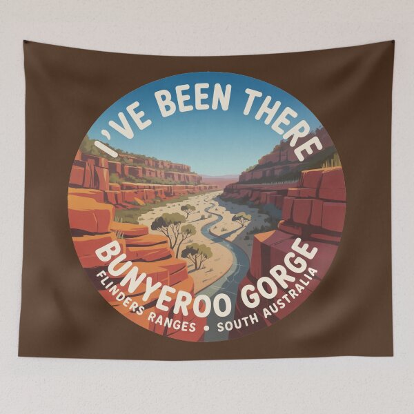 Item preview, I’ve Been There — Bunyeroo Gorge | Flinders Ranges SA Travel Sticker designed and sold by Random Designs.