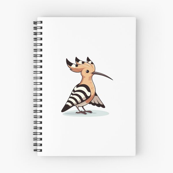 Item preview, Chibi Hoopoe Bird with Crest and Striped Wings designed and sold by cave-canvas.