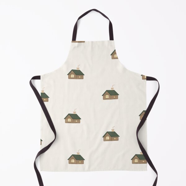Item preview, Tiny Forest Cabin Seamless Pattern in Minimal Nordic Style designed and sold by Fernova.