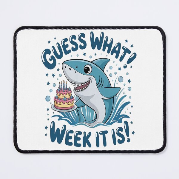 Item preview, Guess What Week It Is - Shark Lover 2025 Ocean Wildlife designed and sold by NicolaMail.