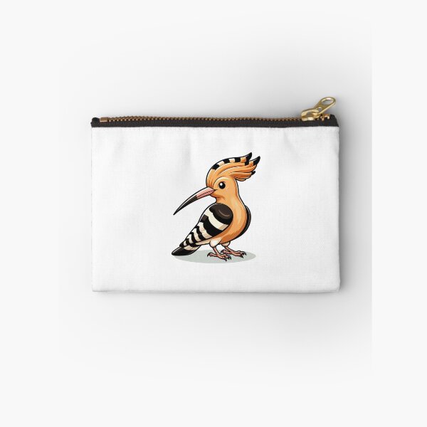Item preview, Cute Profile of a Hoopoe Bird with Feathered Crest and Long Beak designed and sold by cave-canvas.