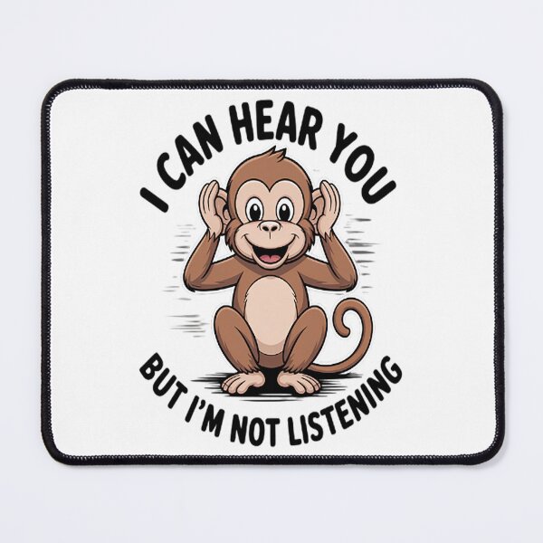Item preview, I Can Hear You But I'm Not LIstening designed and sold by NicolaMail.