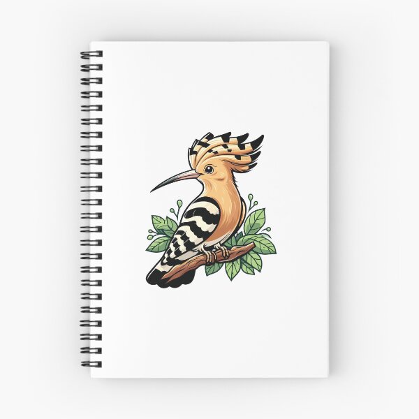 Item preview, Eurasian Hoopoe Bird Perched on a Leafy Branch designed and sold by cave-canvas.