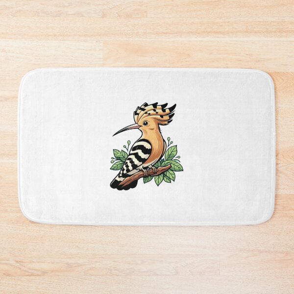 Item preview, Eurasian Hoopoe Bird Perched on a Leafy Branch designed and sold by cave-canvas.