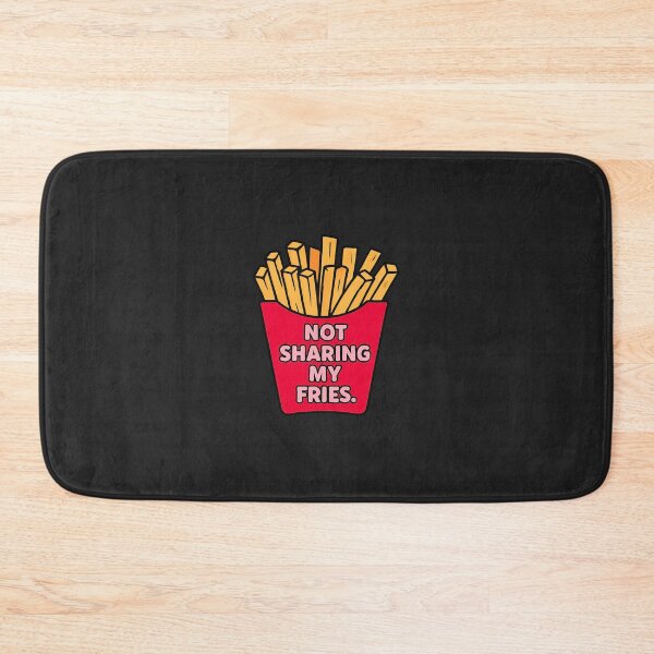Item preview, Not Sharing My Fries Funny Foodie - Retro Cartoon French Fries Humor designed and sold by Wonder Pixel Studio.