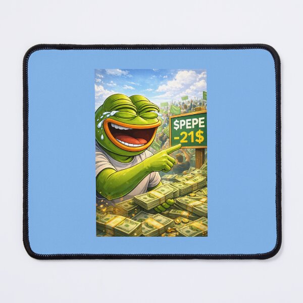 Item preview, $PEPE crypto coin designed and sold by mikistudio.