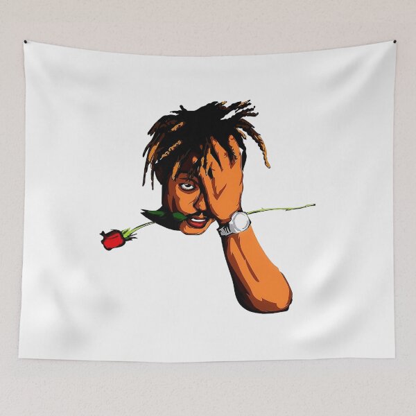 Item preview, Juice WRLD Sad Cartoon Face Illustration designed and sold by packagebulgaria.