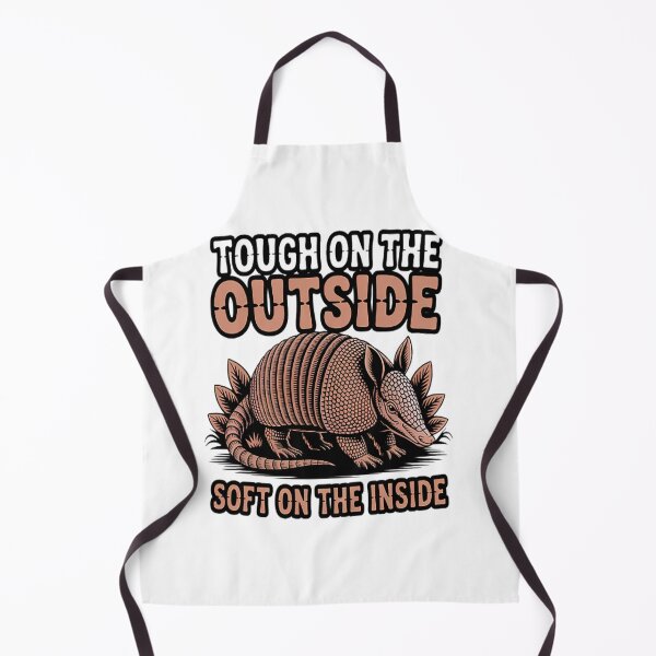 Aperçu de l'œuvre Dur à l'extérieur, doux à l'intérieur, adorable tatou créée et vendue par TheRetroStyle.