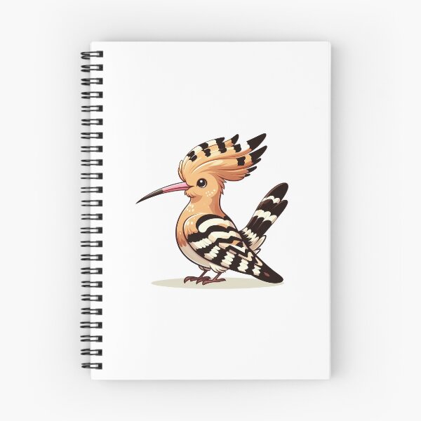 Item preview, Standing Hoopoe Bird with Crest and Striped Plumage designed and sold by cave-canvas.