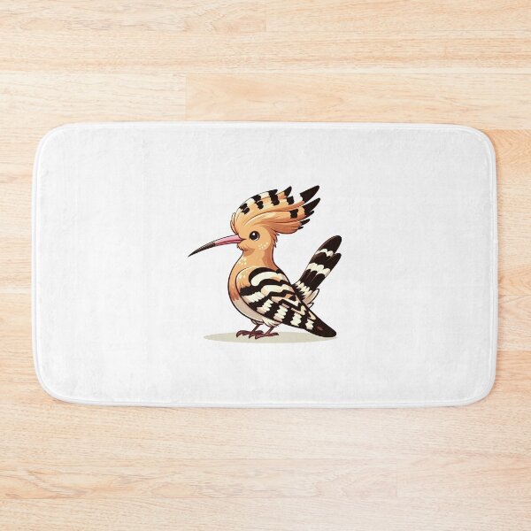 Item preview, Standing Hoopoe Bird with Crest and Striped Plumage designed and sold by cave-canvas.