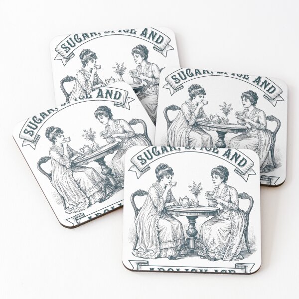 Item preview, Abolish ICE Victorian Tea Party Political Art designed and sold by GiftsCreek.